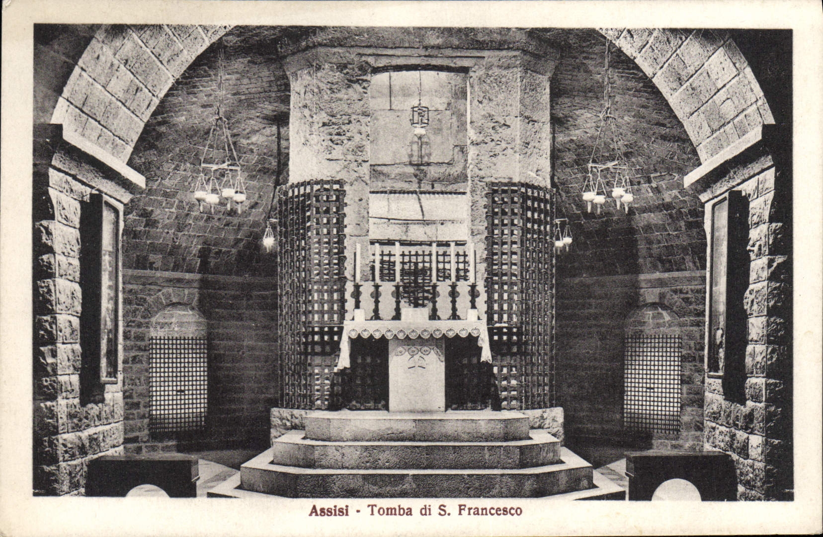 VINTAGE POSTCARD Assisi Fell Di Francesco