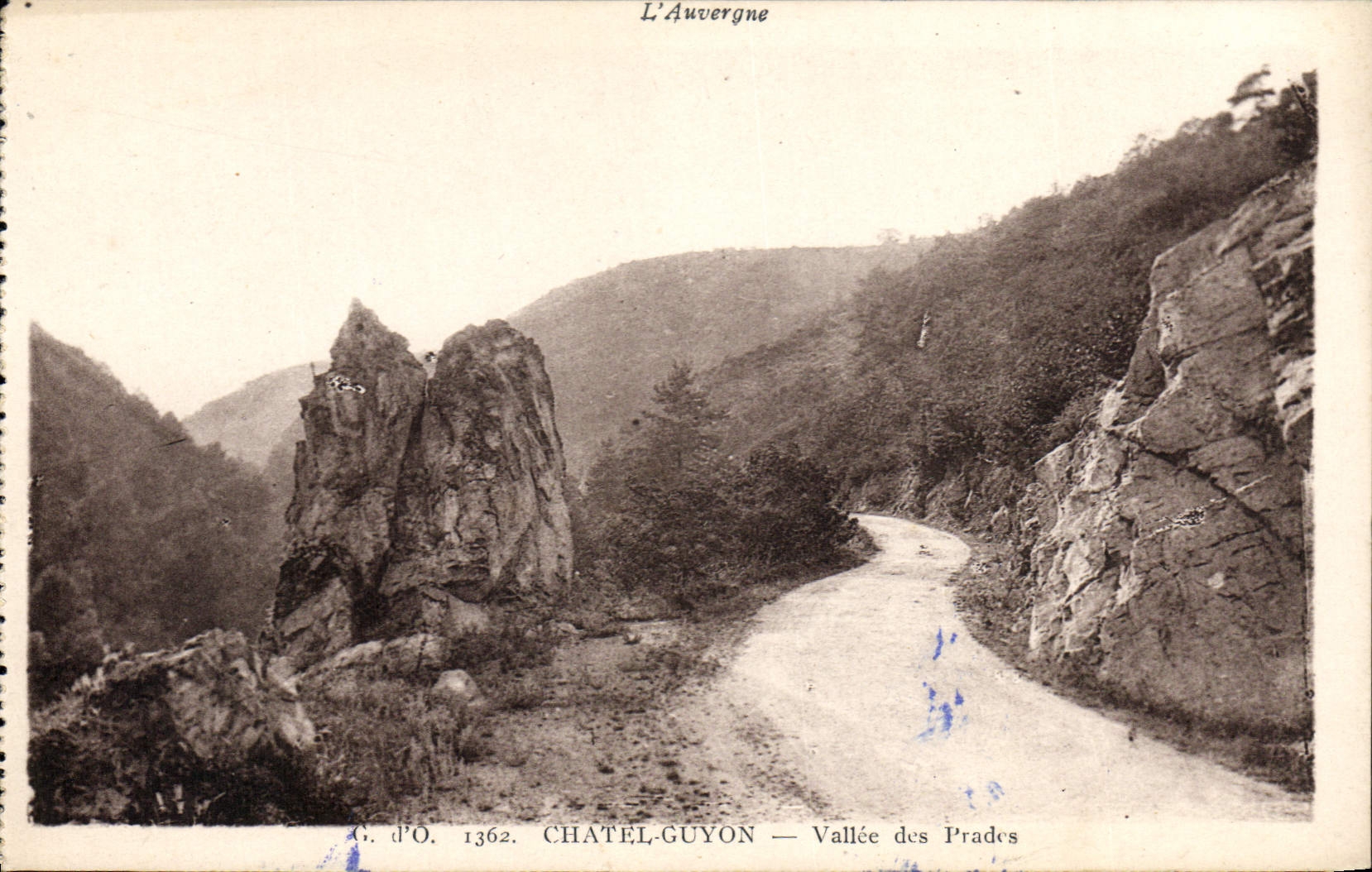VINTAGE POSTCARD Chatelguyon Valley Of Prades