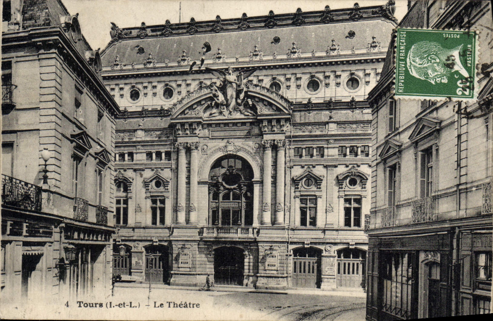 CPA Tours Le Theatre