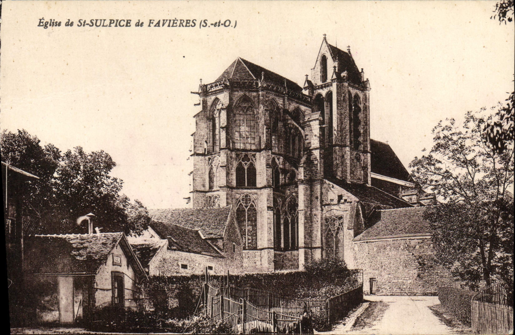 CPA Eglise De St Sulpice De Favieres