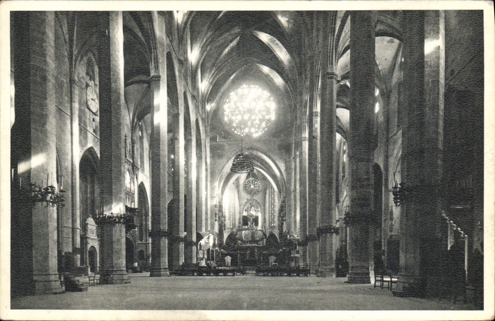 CPA Palma Interior De La Catedral