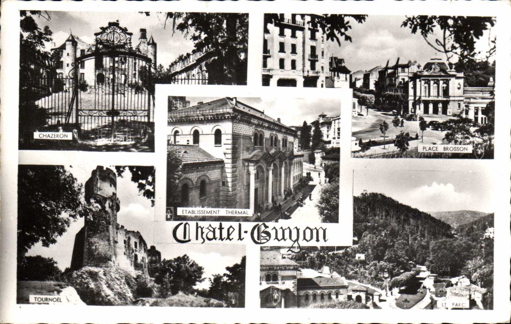 CPA Chatel Guyon Chazeron Tournoel Place Brosson Le parc