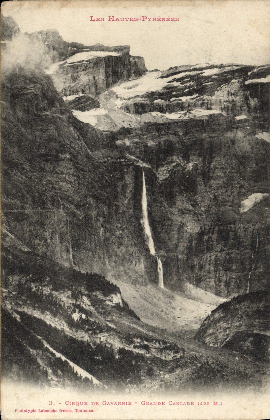CPA Cirque De Gavarnie Grande Cascade