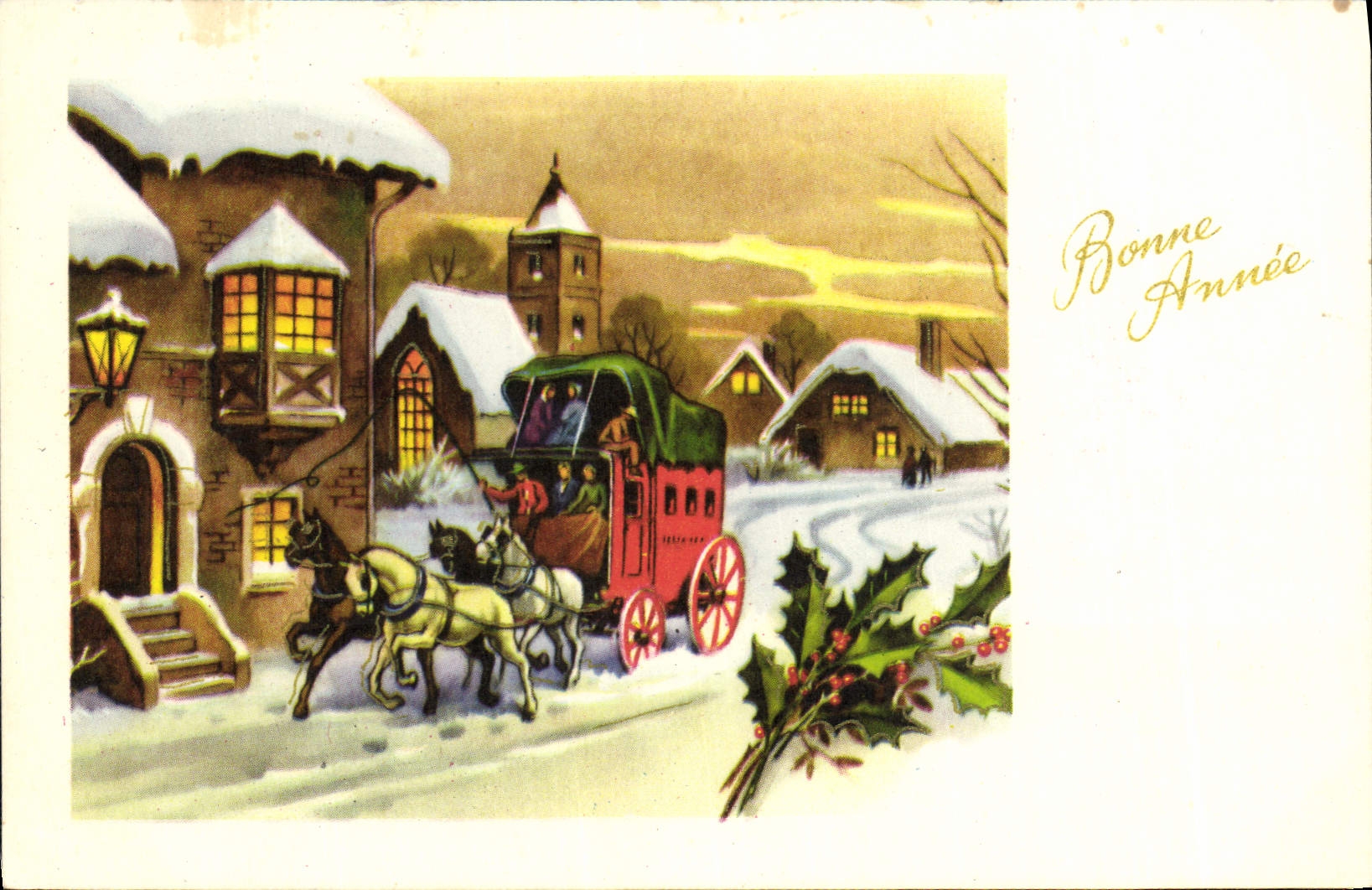 CPA Fantaisie Bonne Annee