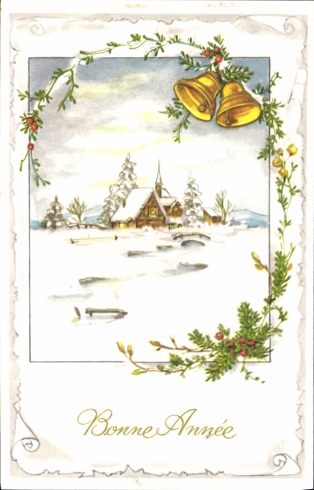 CPA Fantaisie Bonne Annee