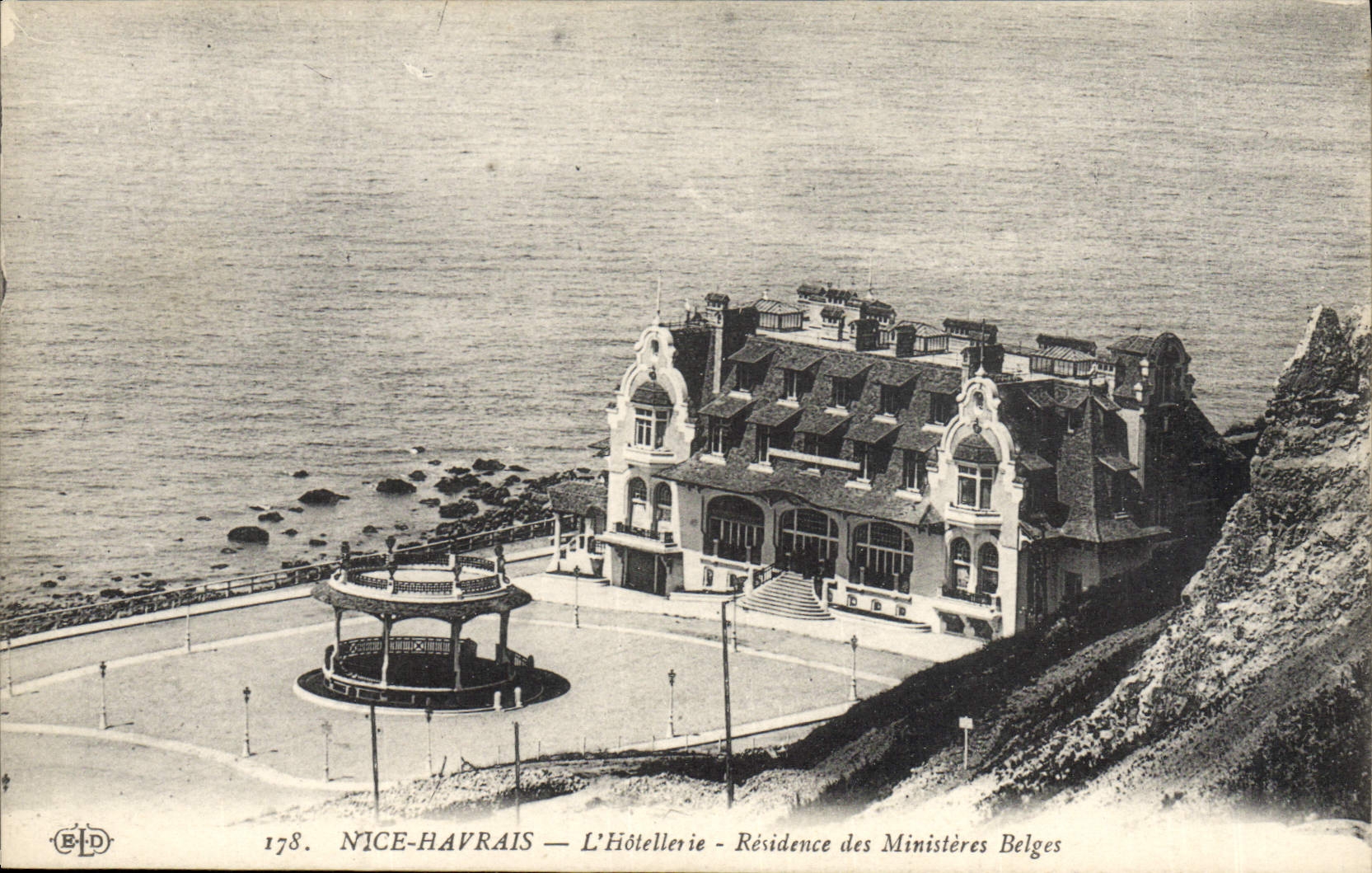 CPA Nice Havrais L'Hotellerie Residence Des Ministeres Belges