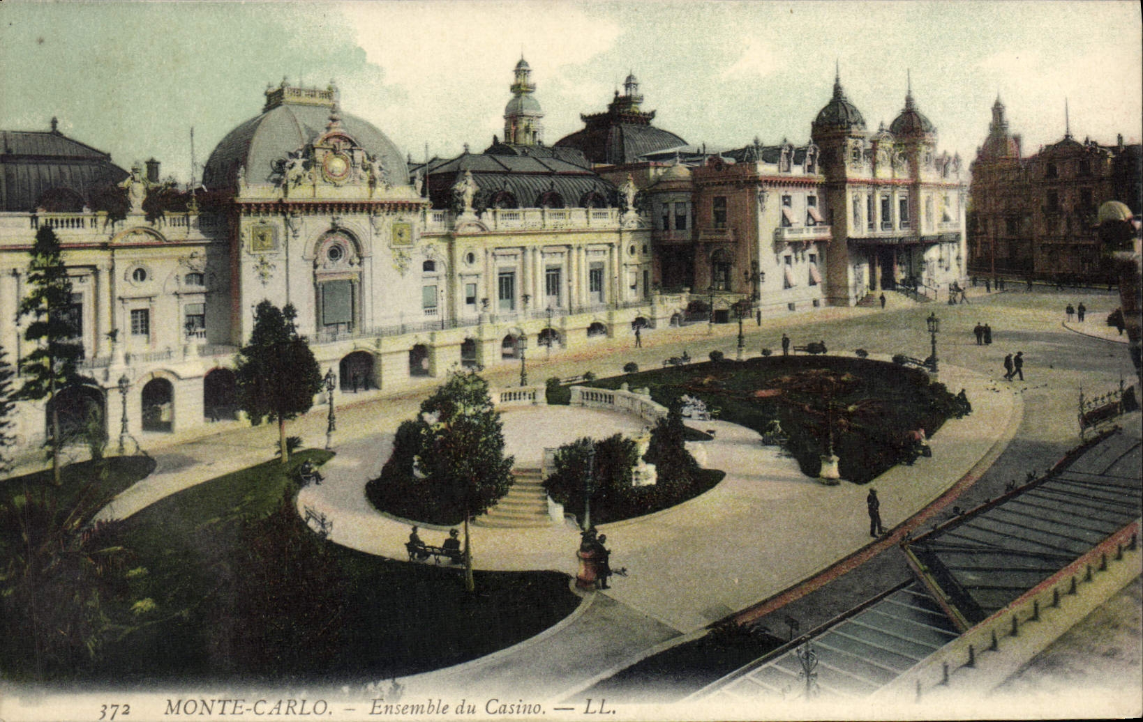 VINTAGE POSTCARD Monte Carlo Together Of the Casino