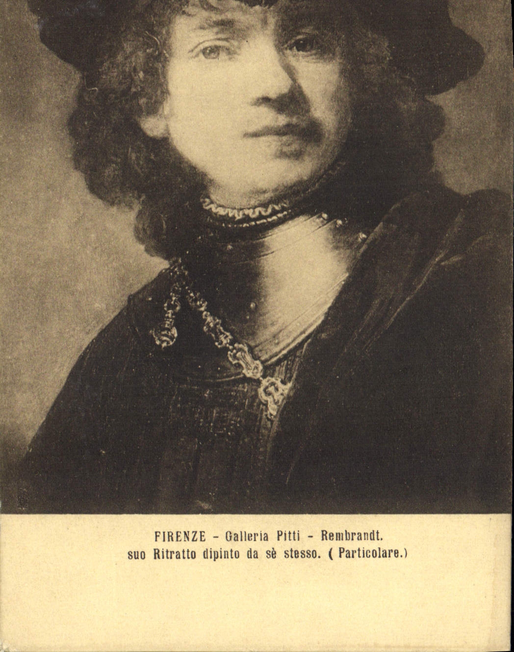 CPA Firenze Galleria Pitti Rembrandt