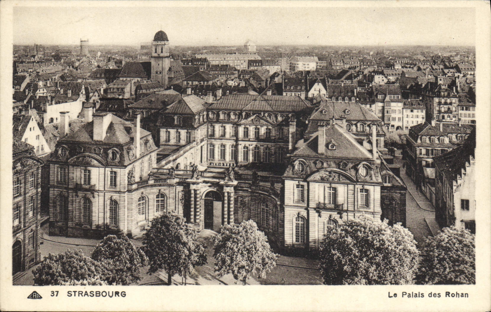 POSTAL Estrasburgo de la VENDIMIA el paladar de Rohan