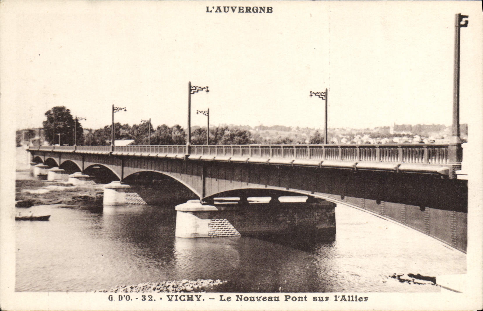 CPA Vichy Le Nouveau Pont Sur I'Allier