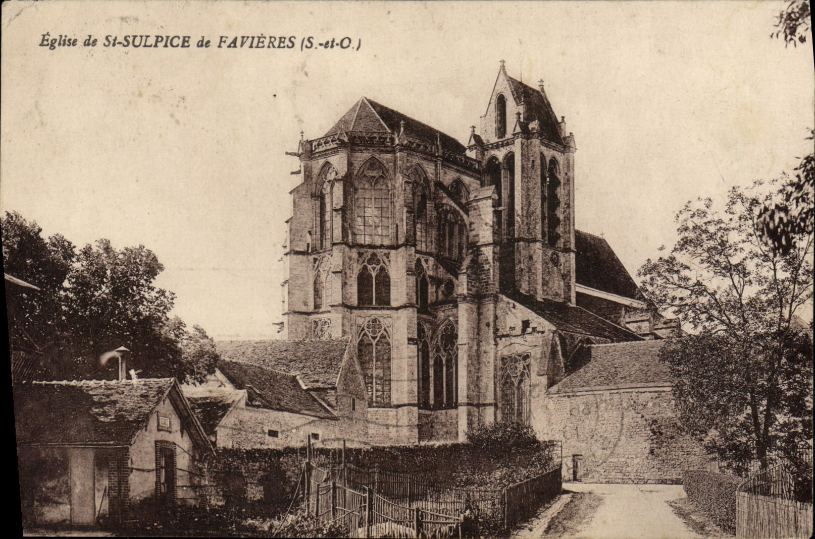 CPA Eglise De St Sulpice De Favieres