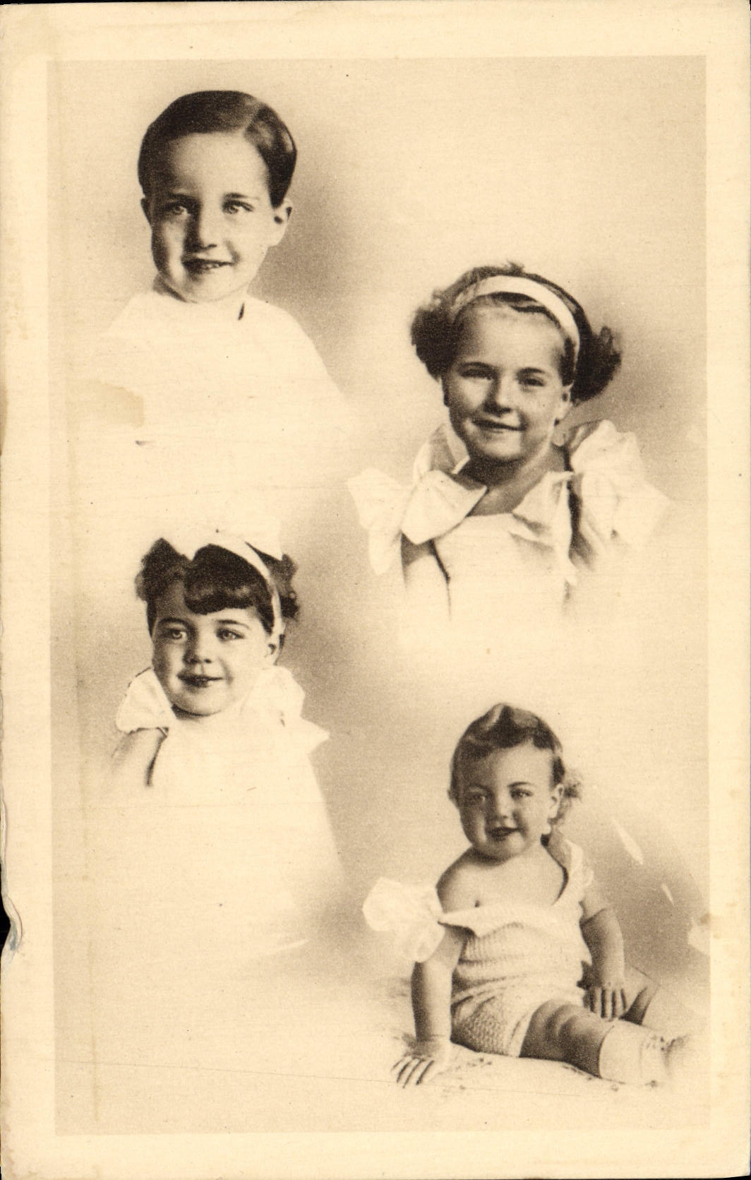 VINTAGE POSTCARD Their Royal Highnesses Prince Henri Isabelle