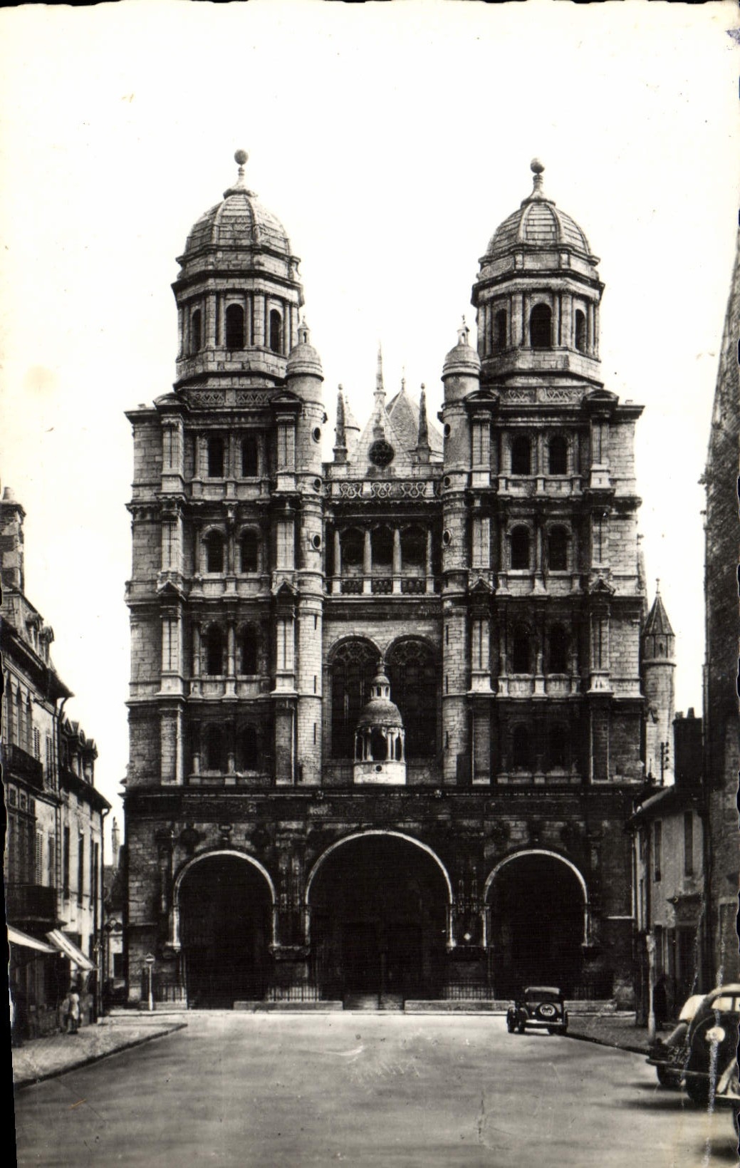 MODERN CARD Dijon Church Saint Michel