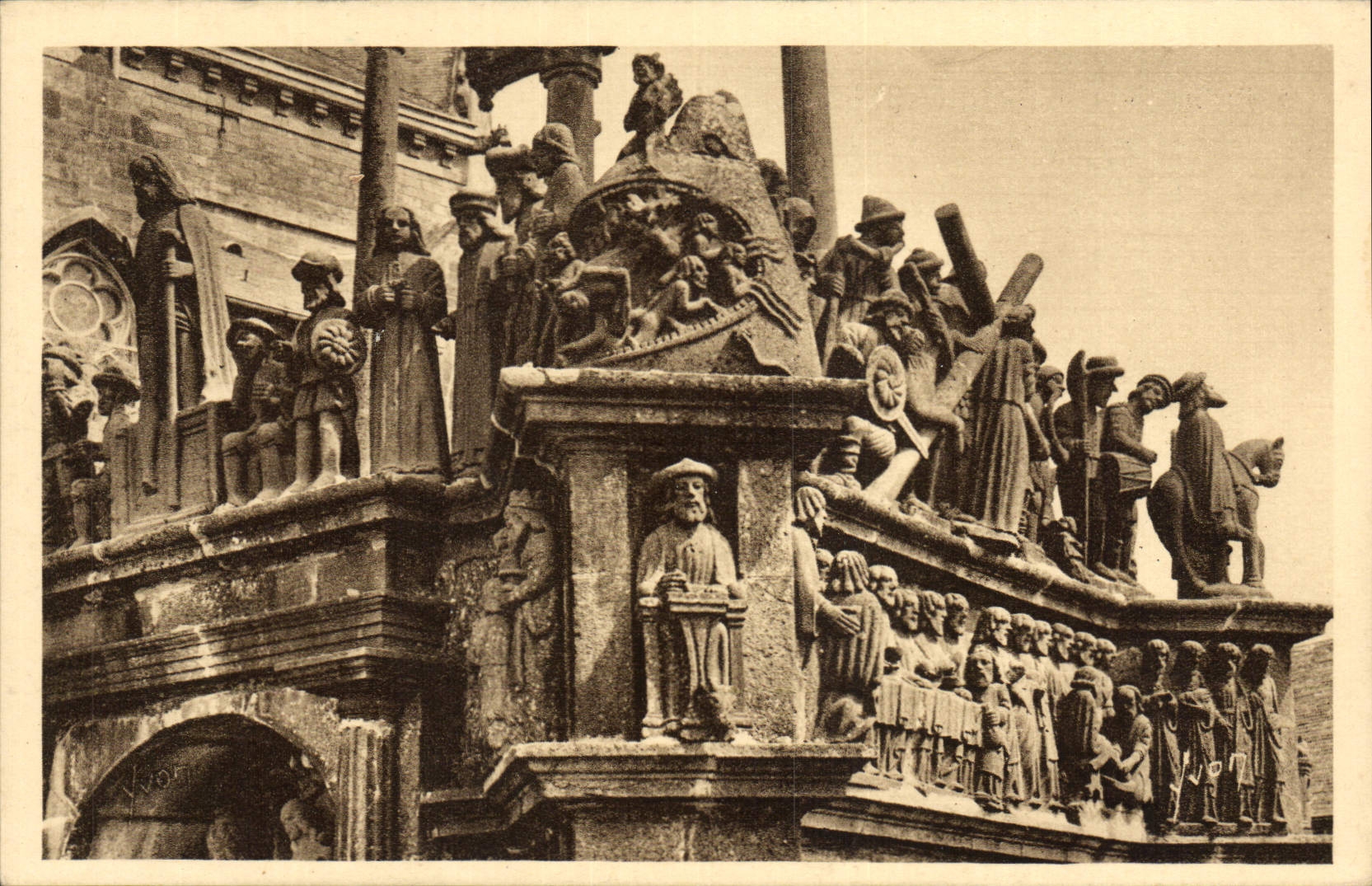 CPA Plougastel Daoulas Le Calvaire