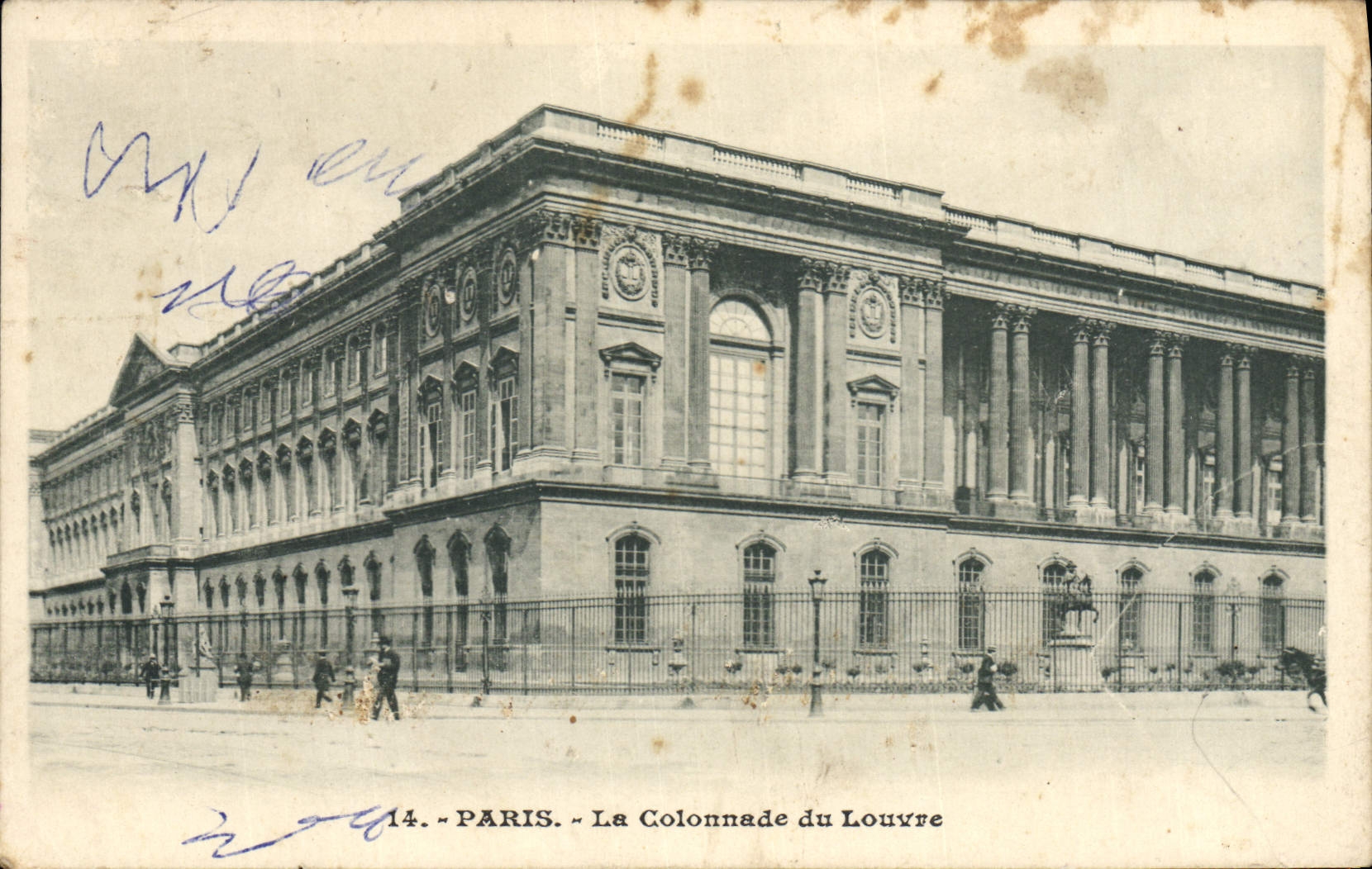 CPA Paris La Colonnade Du Louvre