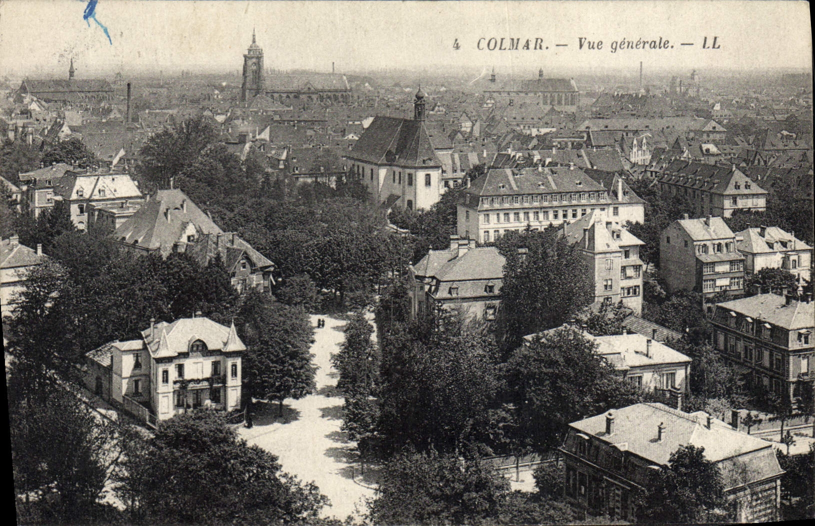 VINTAGE POSTCARD Colmar View