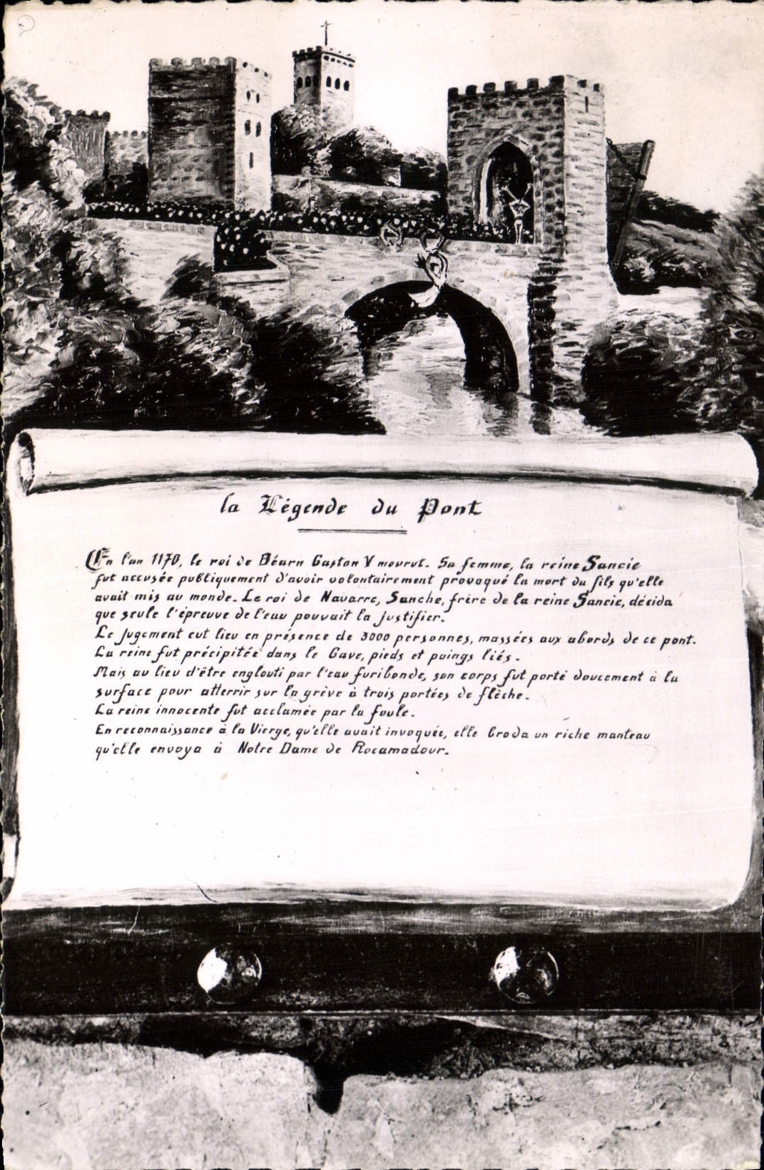 CPM Sauveterre du Bearn La legende du pont