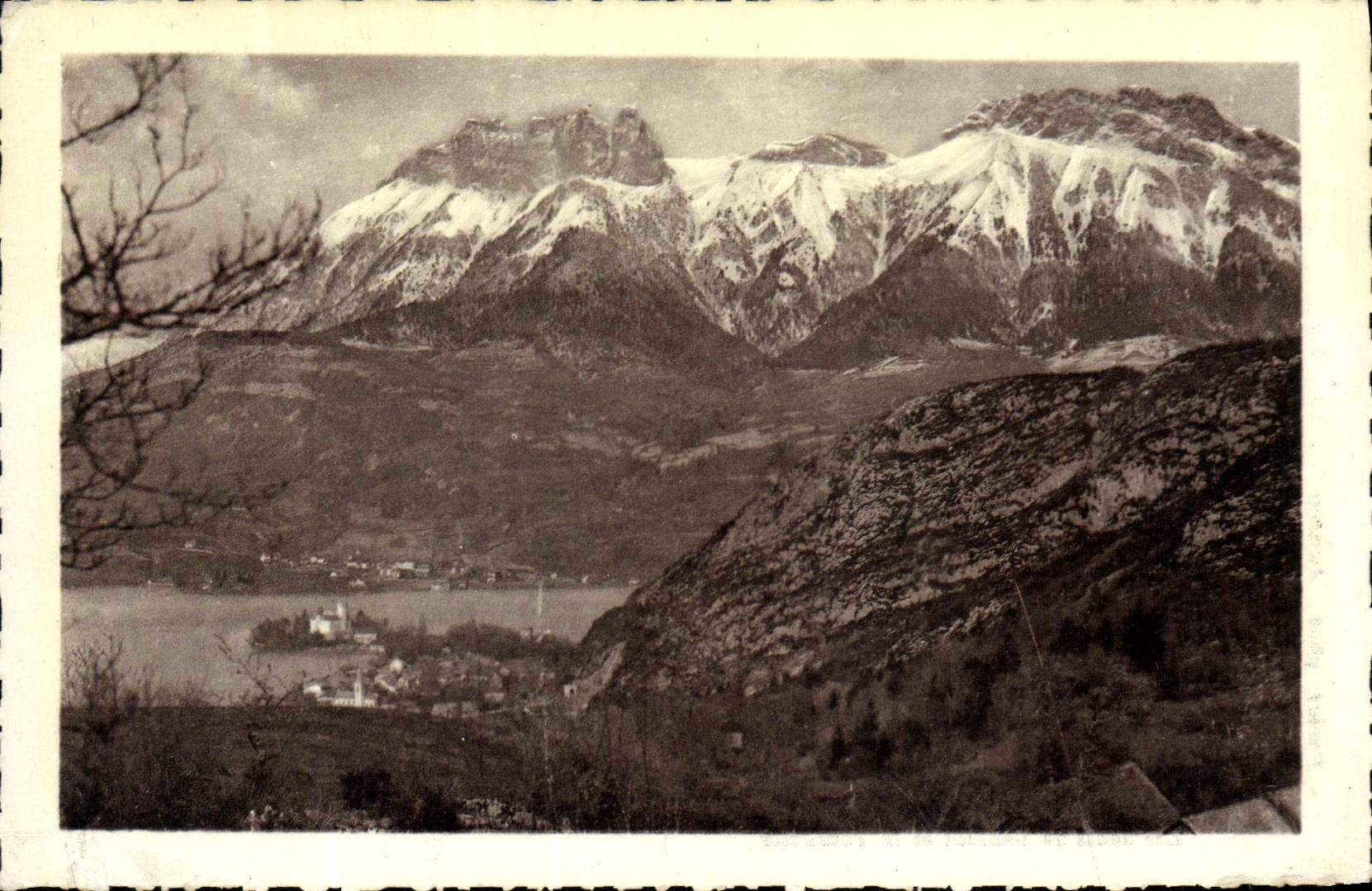 CPM Sites Pittoresques De Savoie Annecy Duingt Talloires Les dents de Lanfont et la Tournette