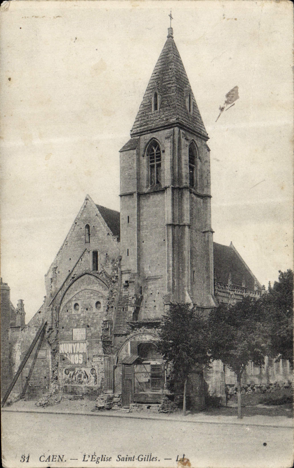 CPA Caen L'Eglise Saint Grilles