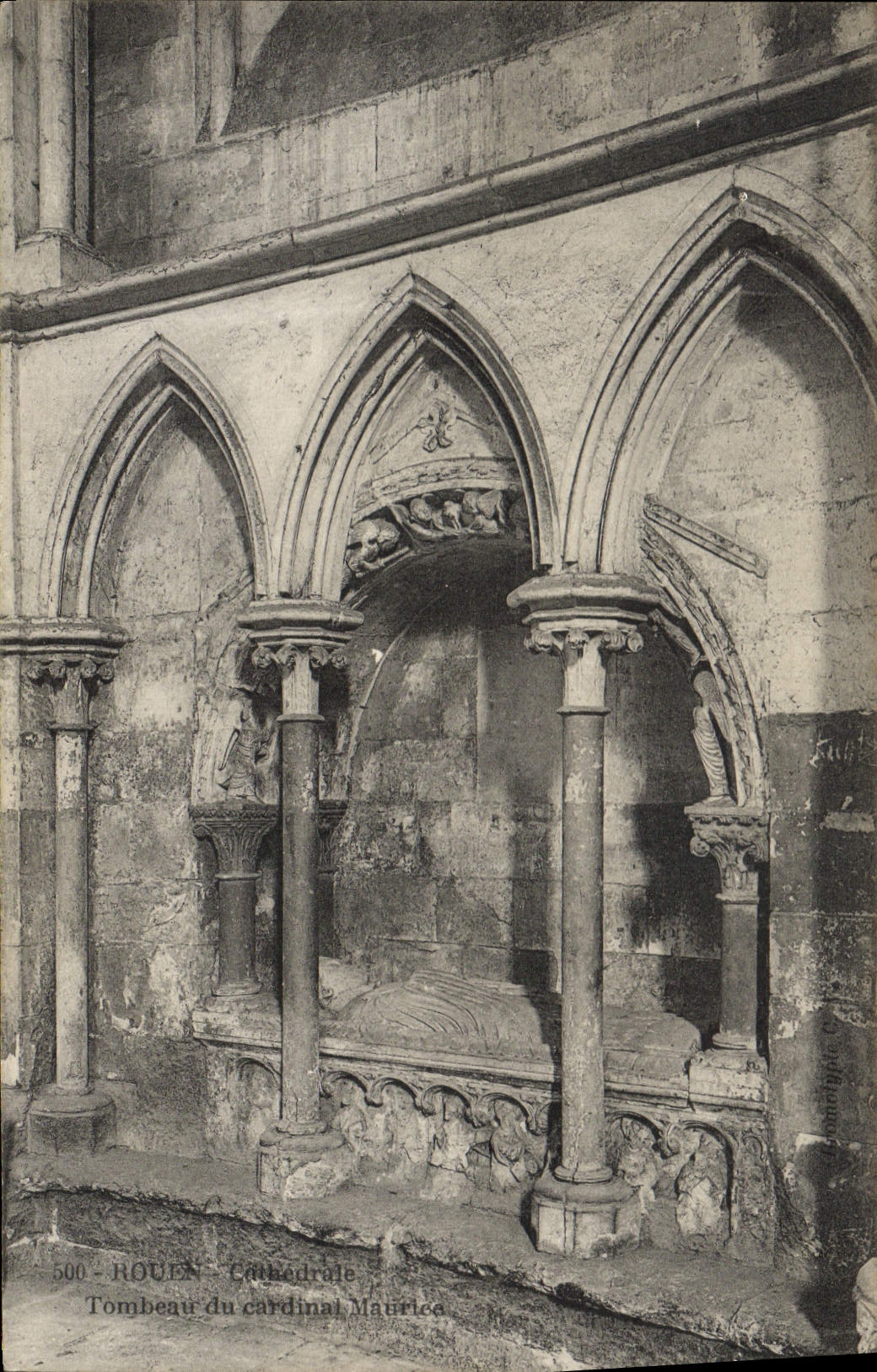 CPA Rouen Cathedrale Tombeau du cardinal Maurice 