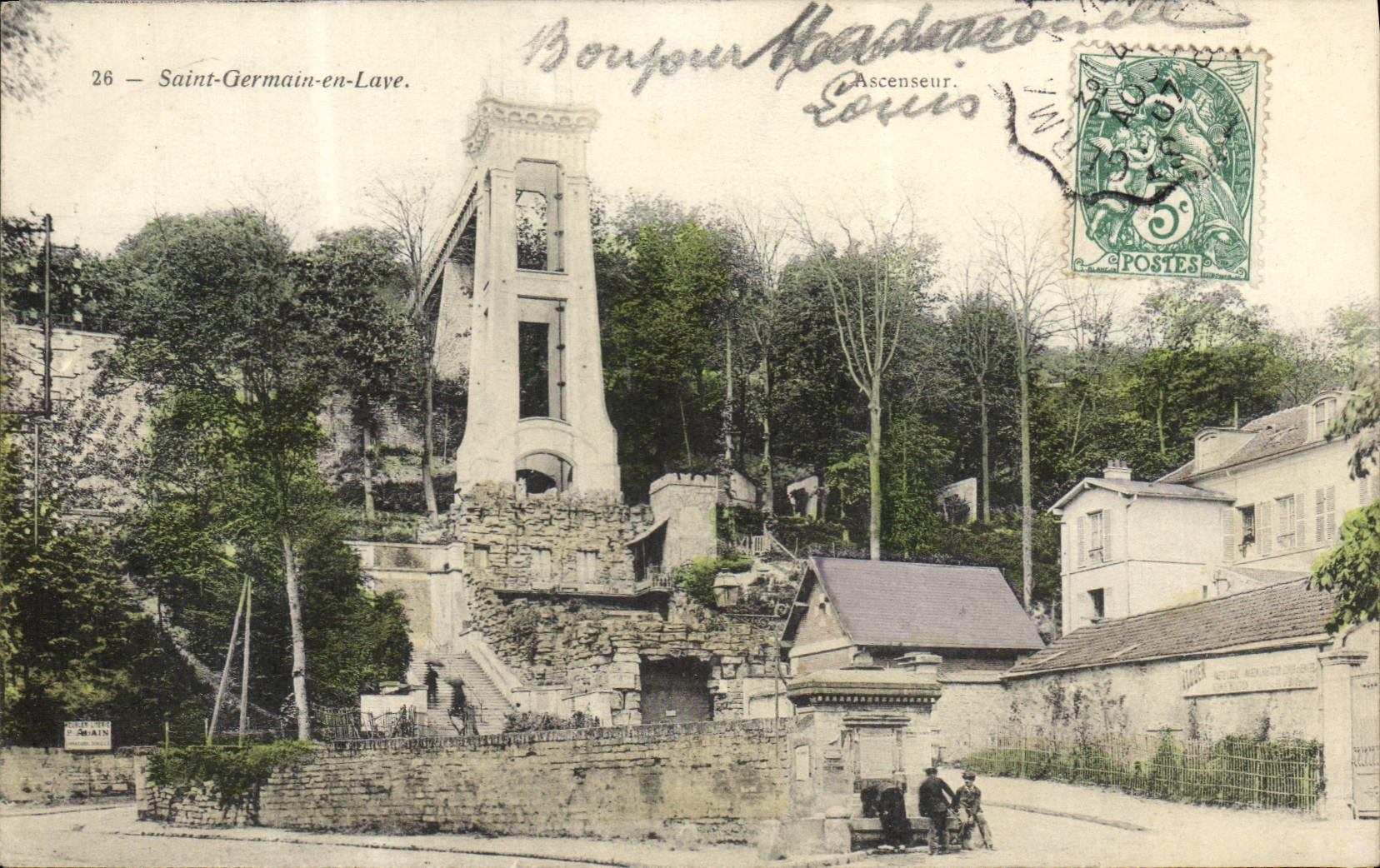 CPA Saint Germain En Laye Ascenseur 