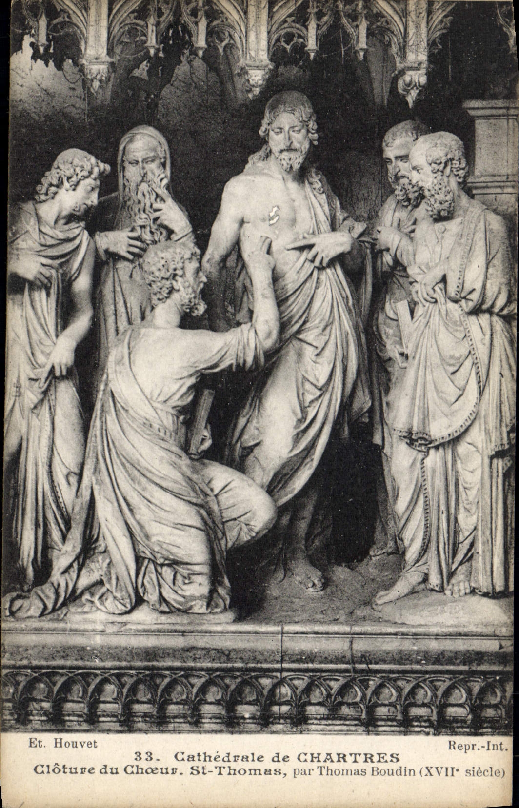 CPA Cathedrale De Chartres Cloture Du Choeur St Thomas