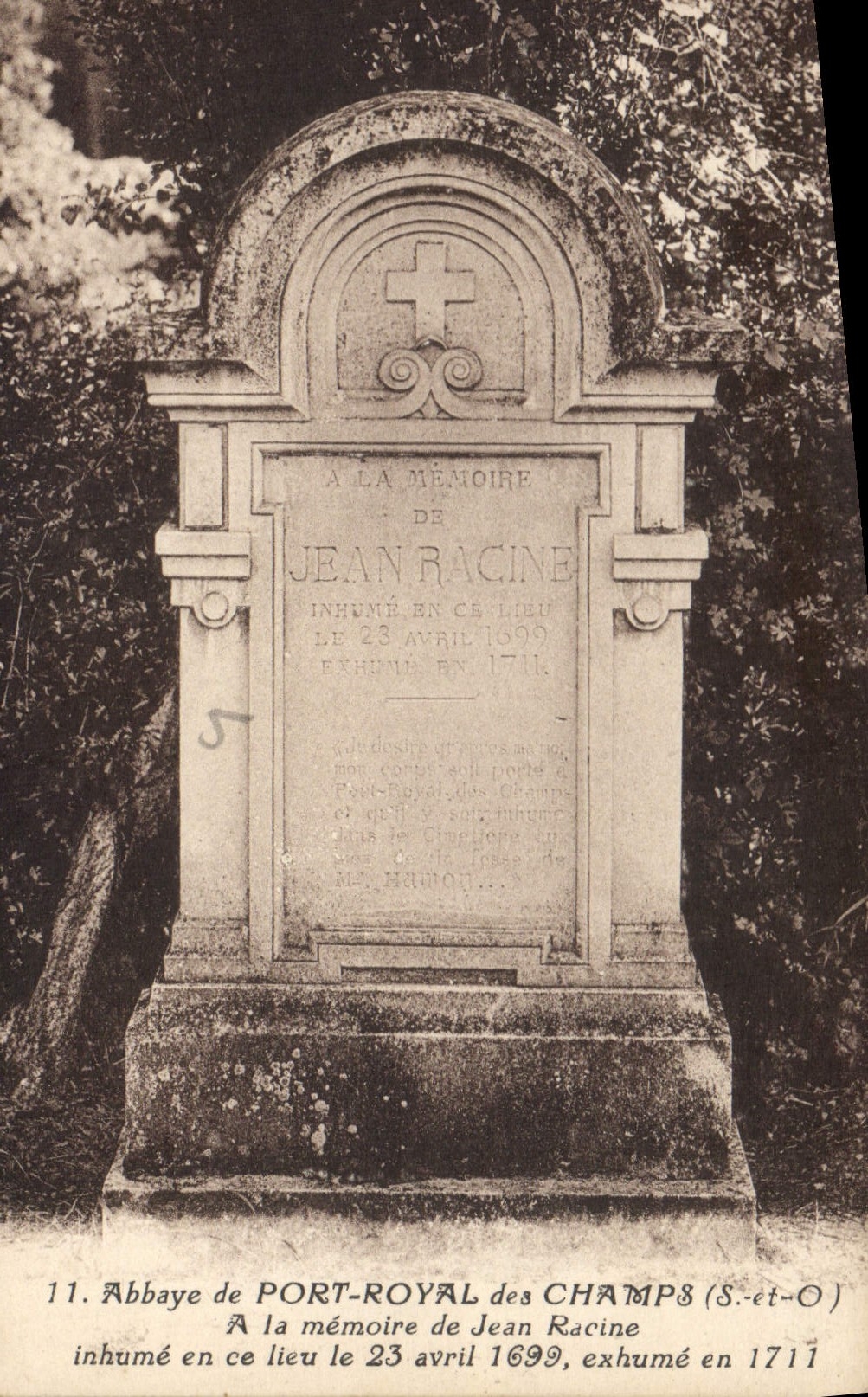 VINTAGE POSTCARD Abbey Of Royal Port Of the Fields Jean Root