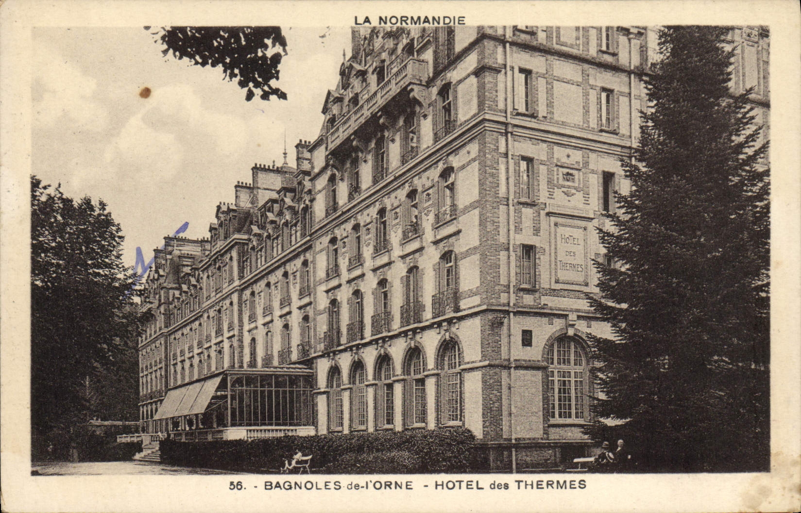 CPA Bagnoles De I'Orne Hotel De Thermes