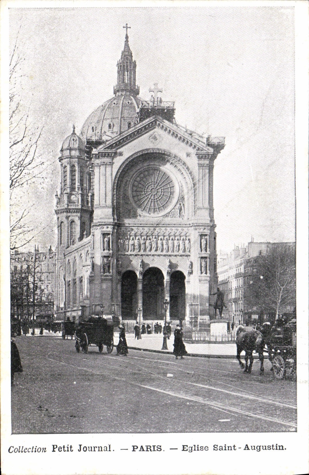 CPA Paris Eglise Saint Augustin
