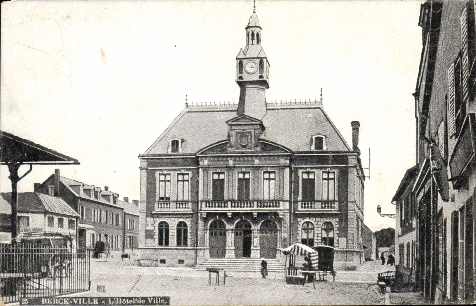 CPA Berck Ville L'Hotel Ville