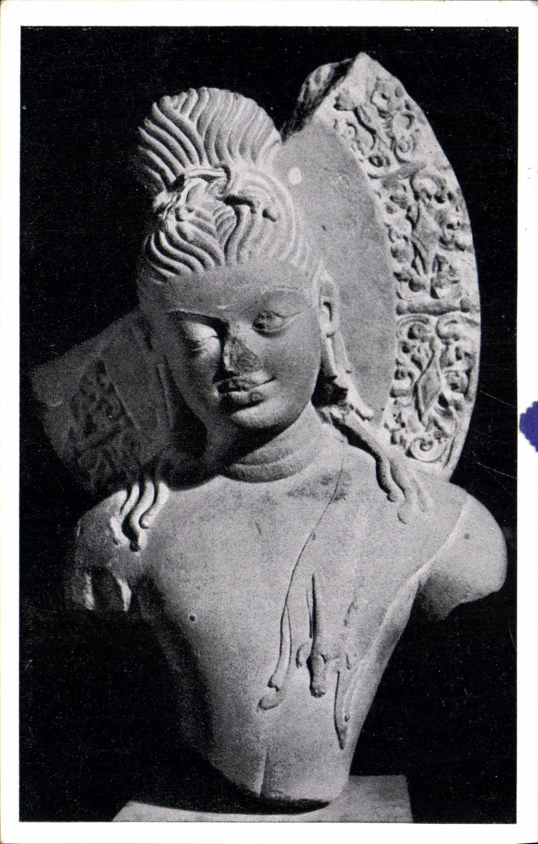 VINTAGE POSTCARD Sarnath Bodhisattwa India