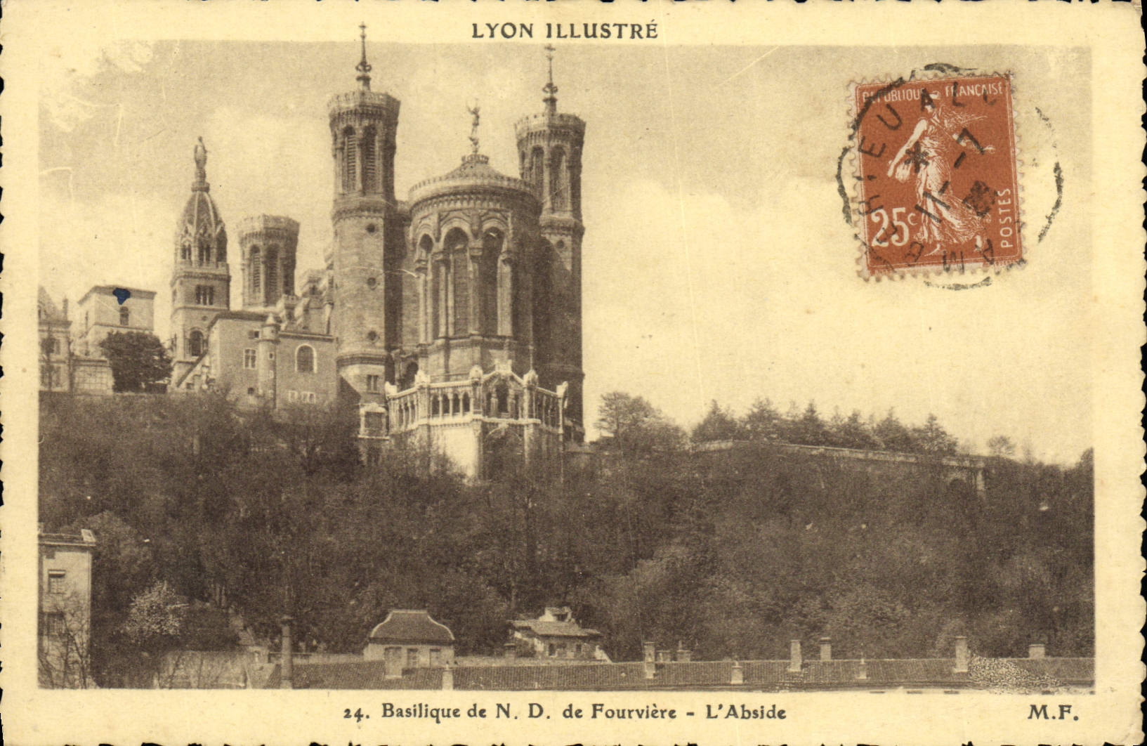 CPA Lyon Basilique de Notre Dame Fourviere L'abside