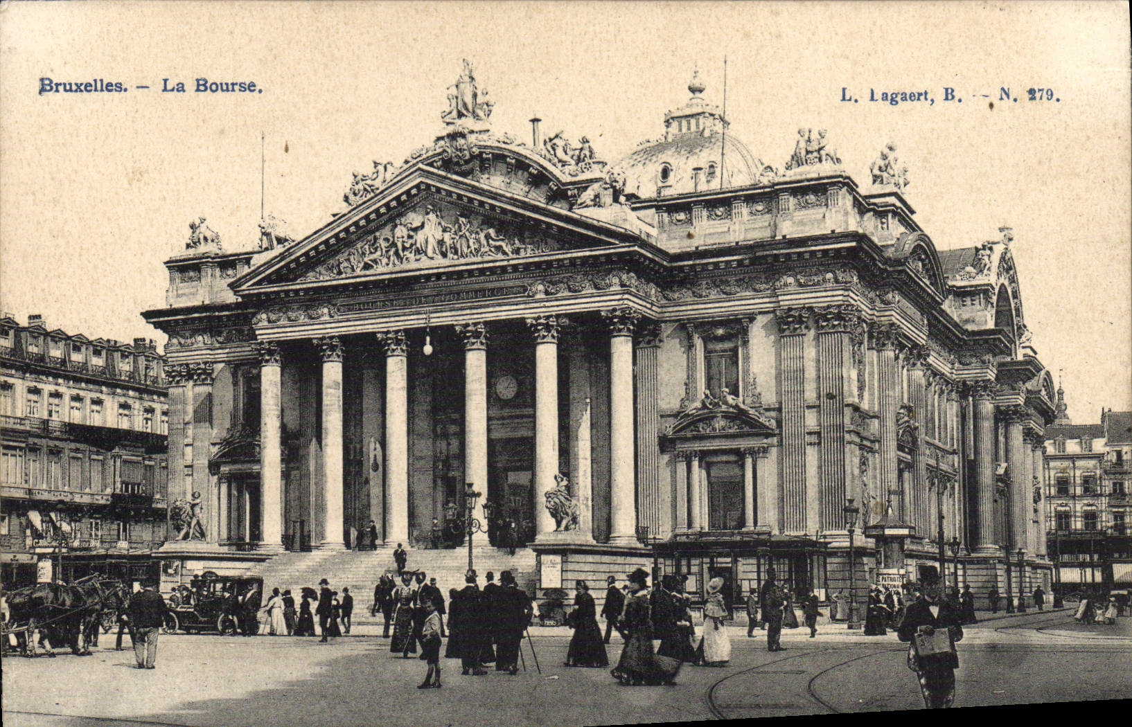 CPA Bruxelles La Bourse