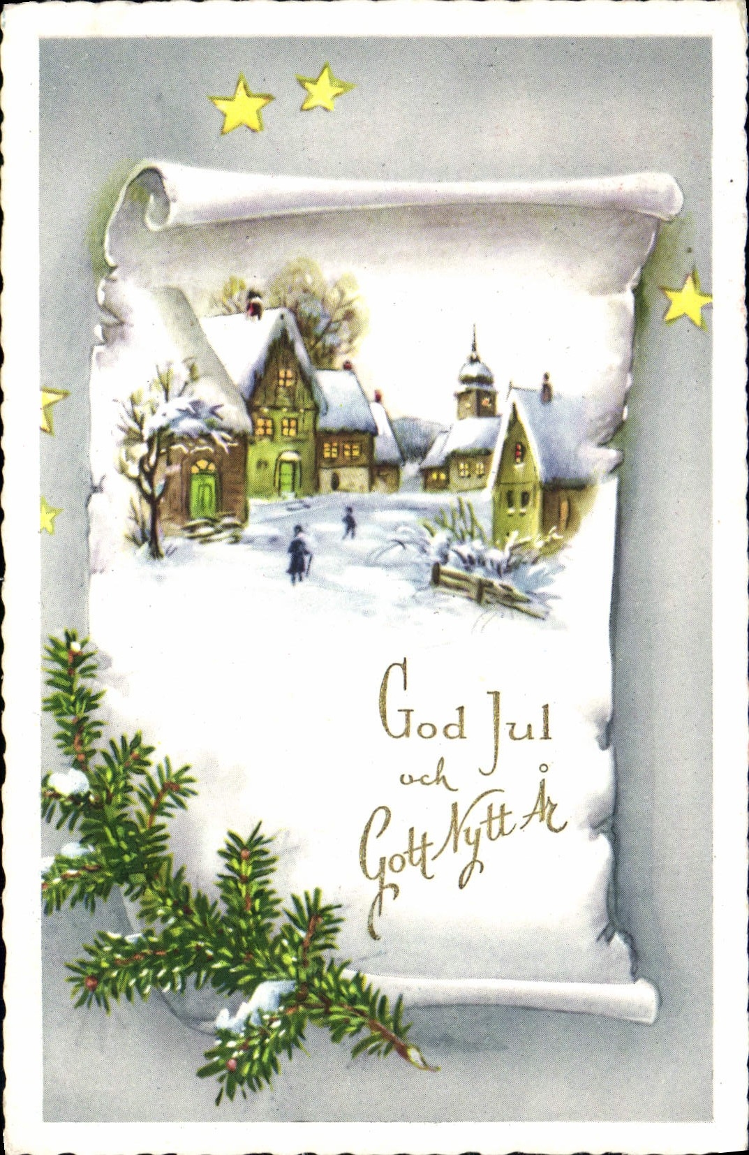 CPA Fantaisie bonne annee