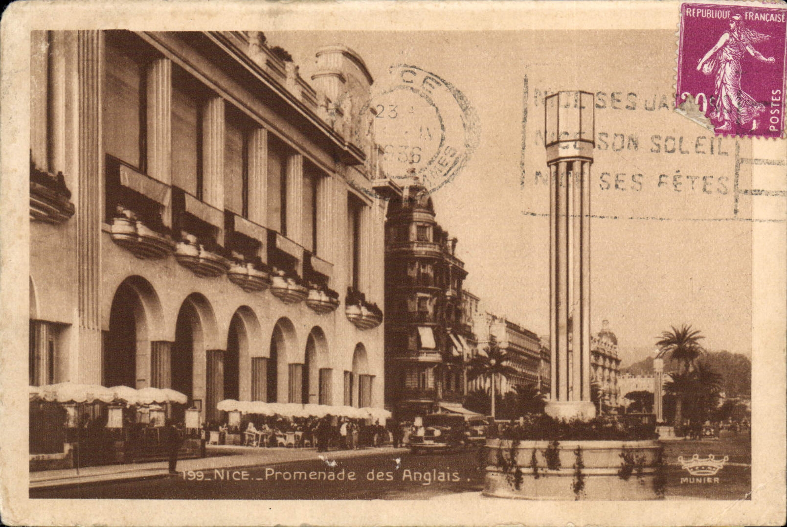 CPA Nice Promenade des Anglais