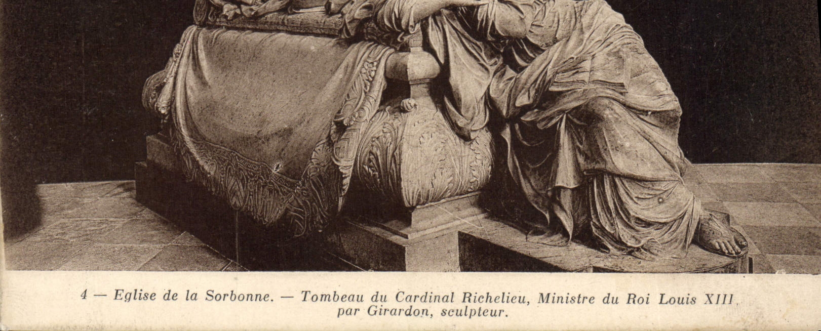 CPA Sorbonne Tombeau du Cardinal Richelieu Ministre du roi Louis XIII Paris 