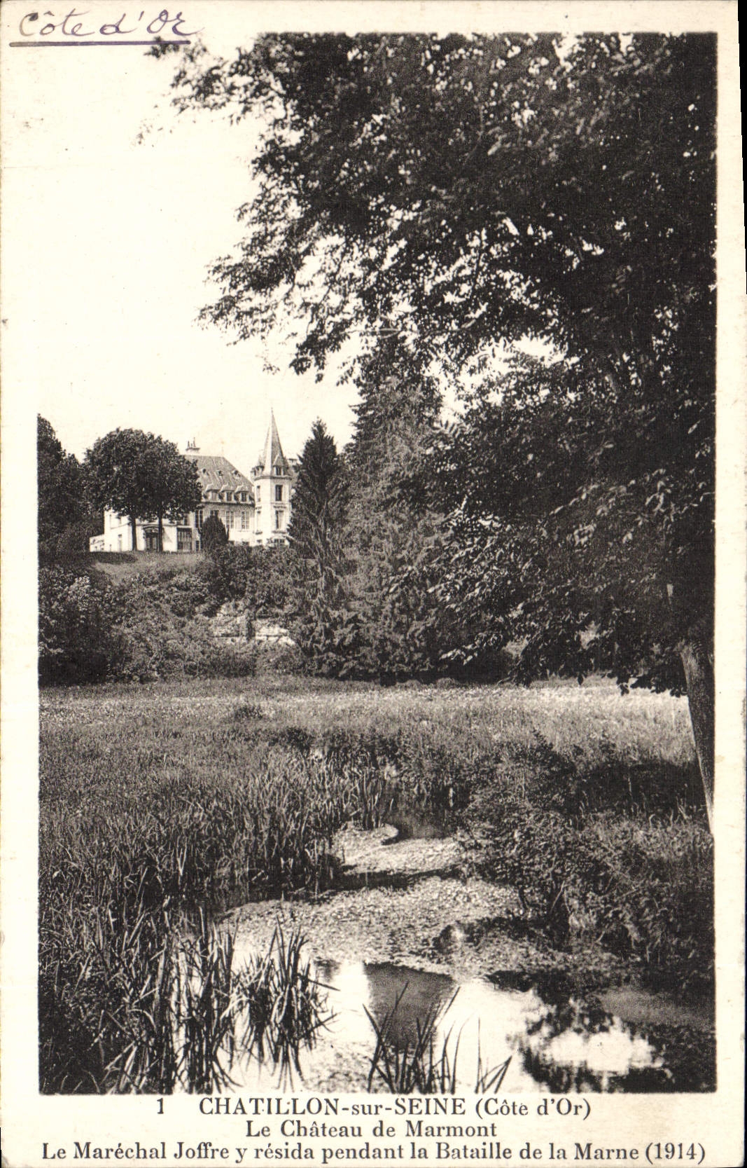 CPA Chatillon Sur Seine Le Chateau de Marmont