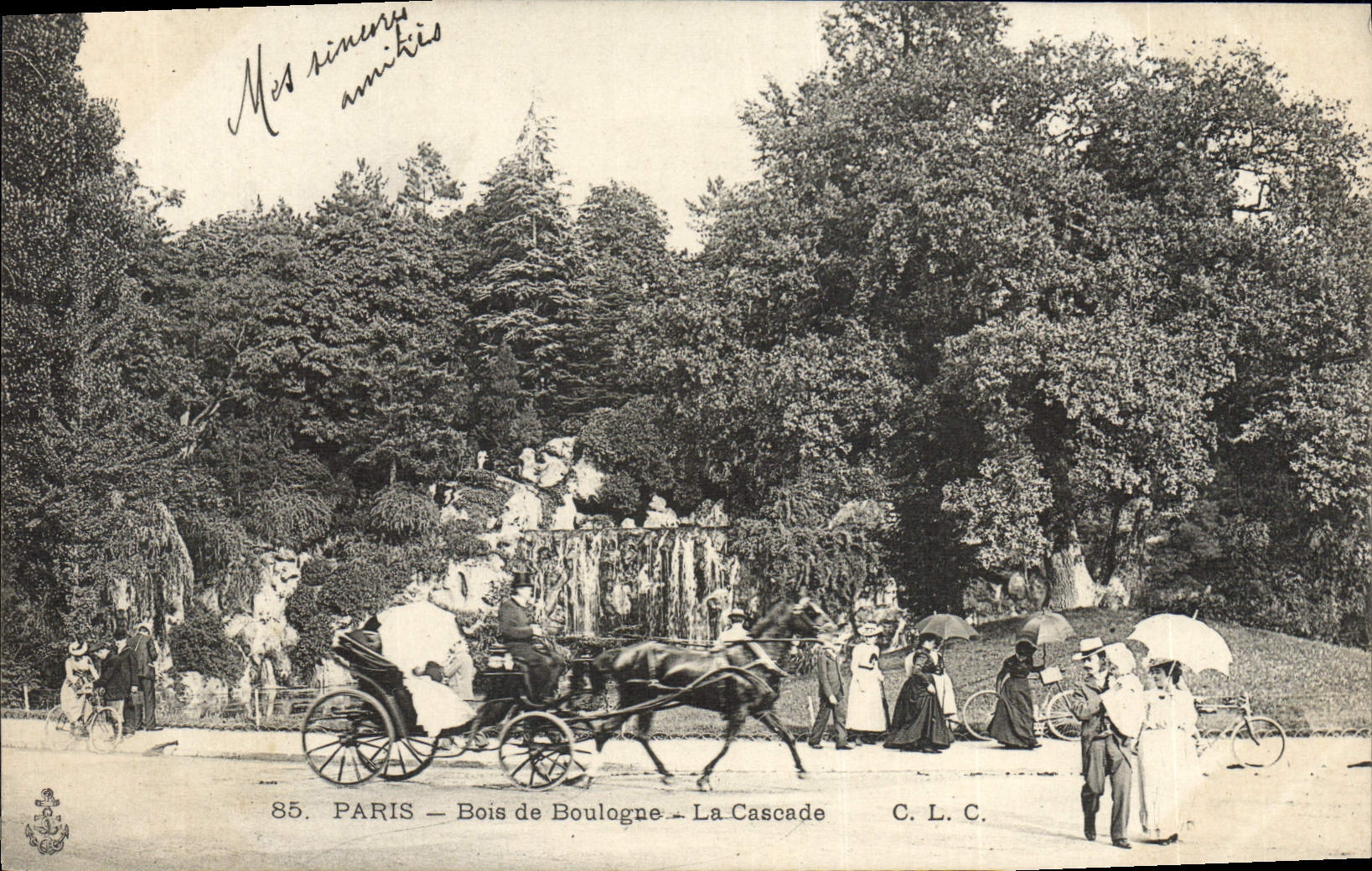 CPA Paris Bois de Boulogne La Cascade