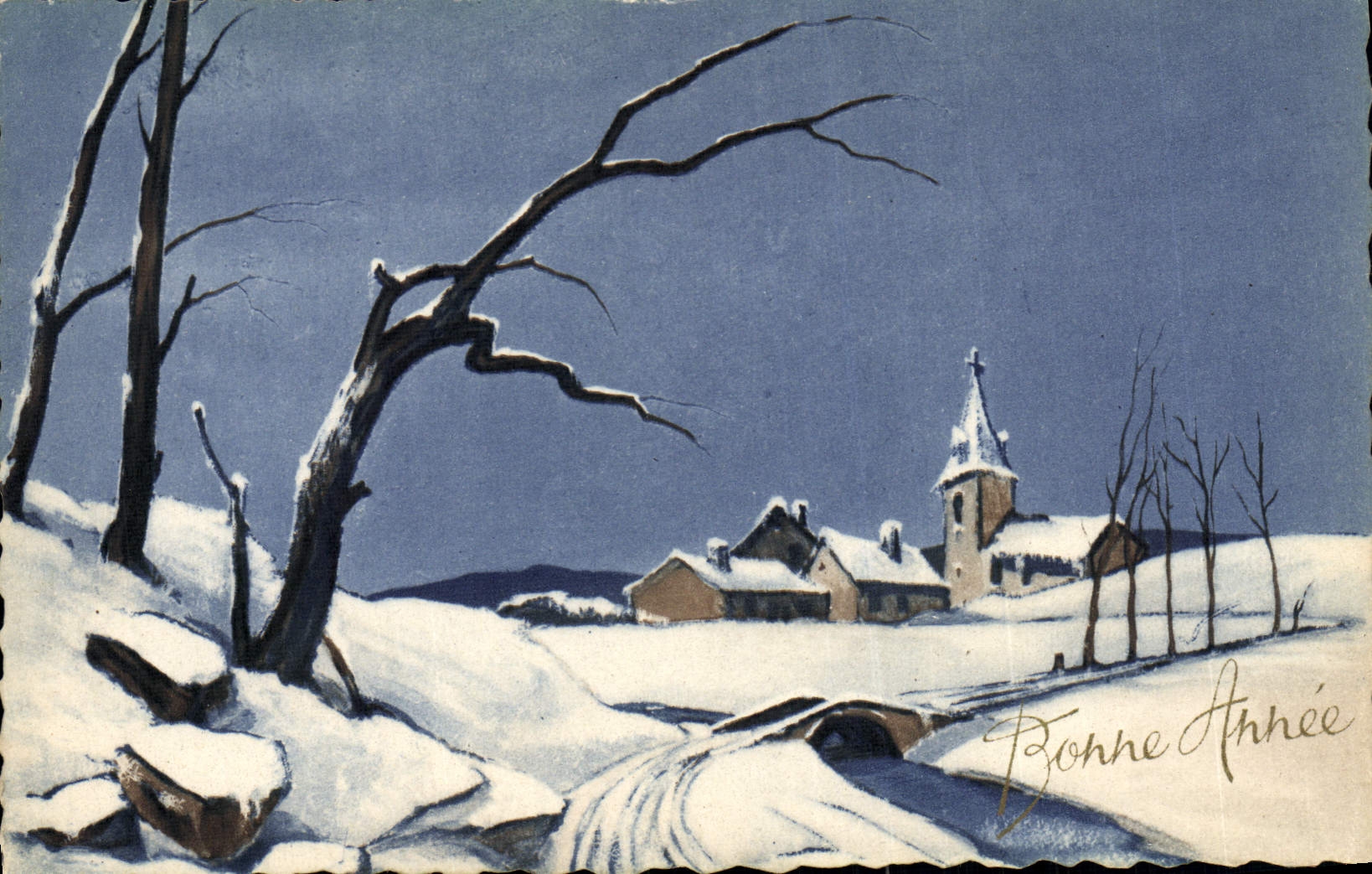 CPA Fantaisie Bonne annee