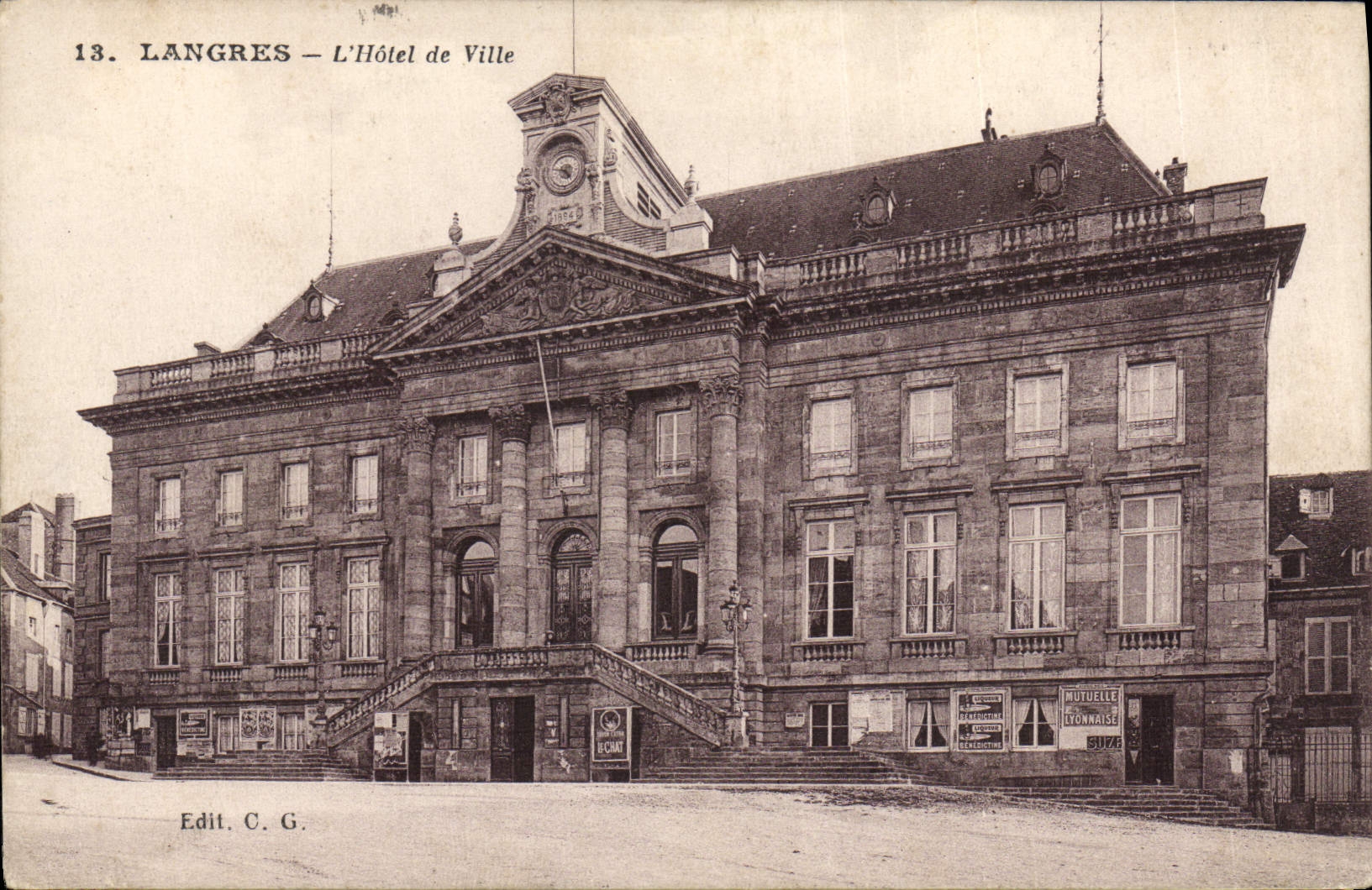 CPA Langres L'Hotel de Ville