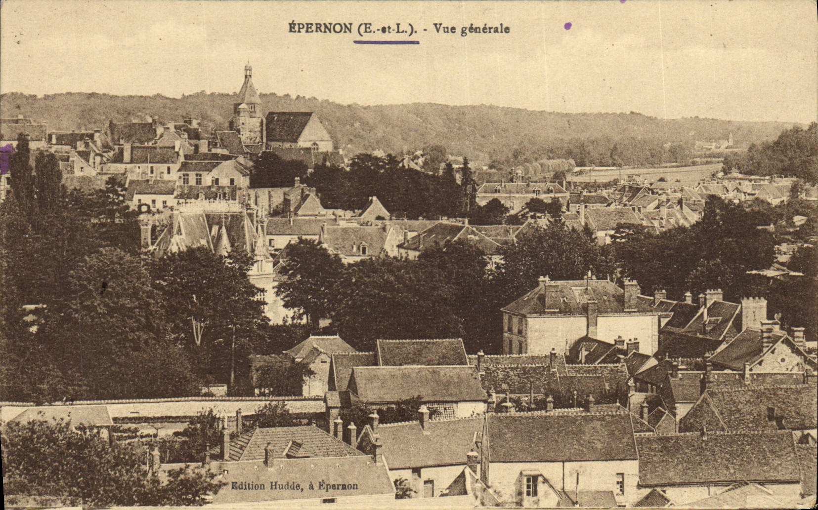 CPA Epernon Vue Generale