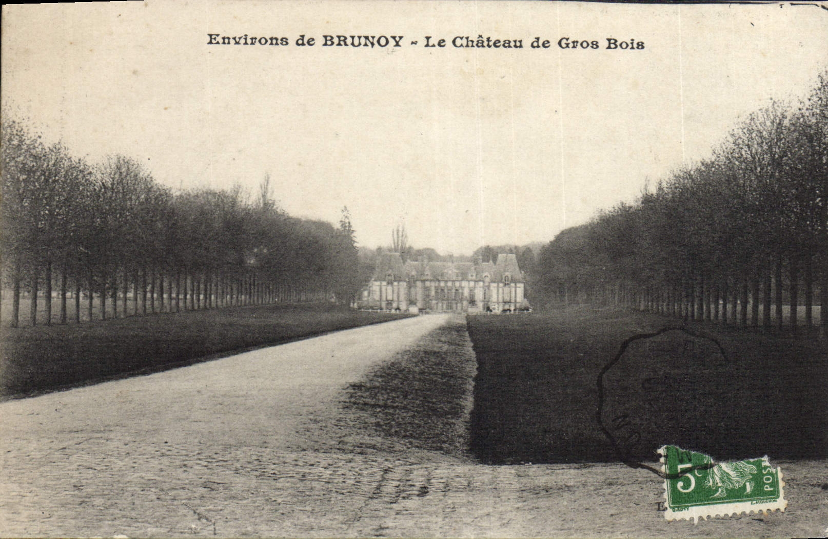 CPA Environs de Brunoy Le Chateau de gros Bois