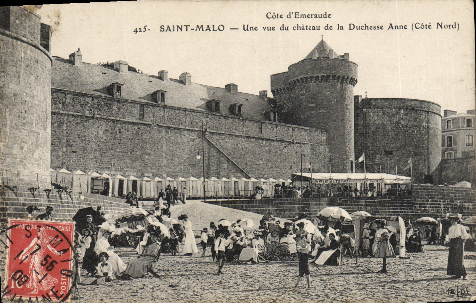 CPA Saint Malo Une Vue Du Chateau de la Duchesse Anne