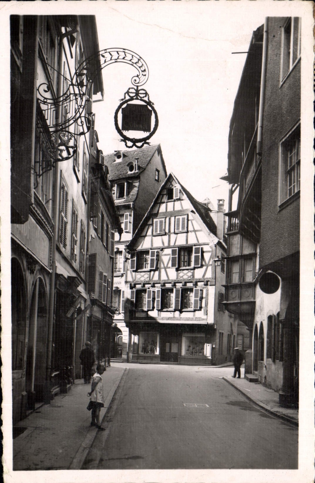 MODERN CARD Old Colmar Street Merciere