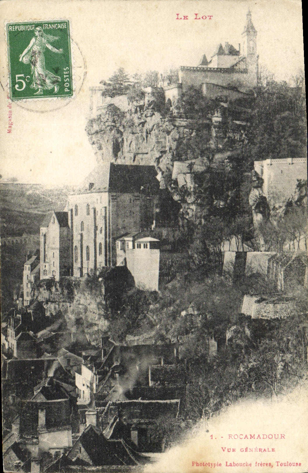 CPA Rocamadour Vue Generale
