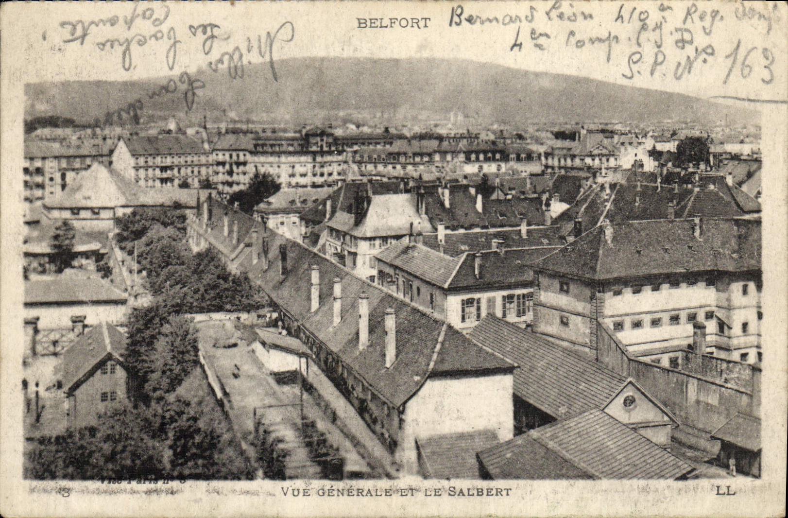 CPA Vue Generale Et Le Salbert Belfort