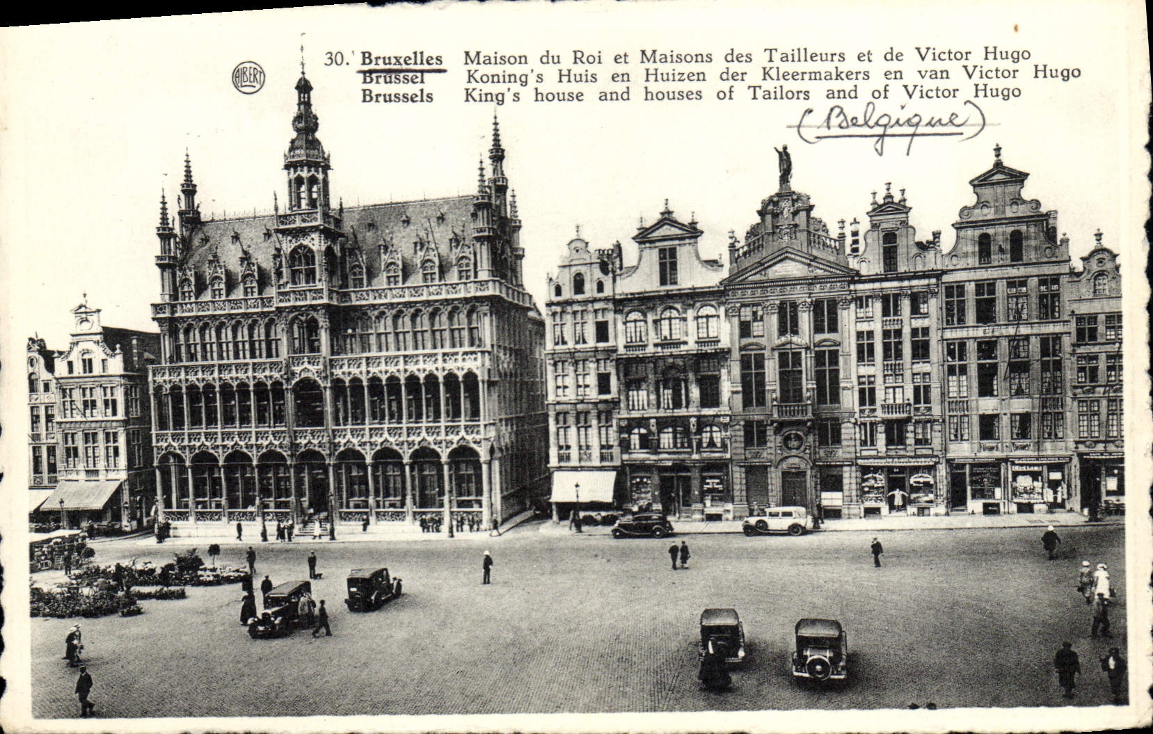 Casa de Breuxelles de la POSTAL de la VENDIMIA del rey y casas de los sastres y del Victor Hugo