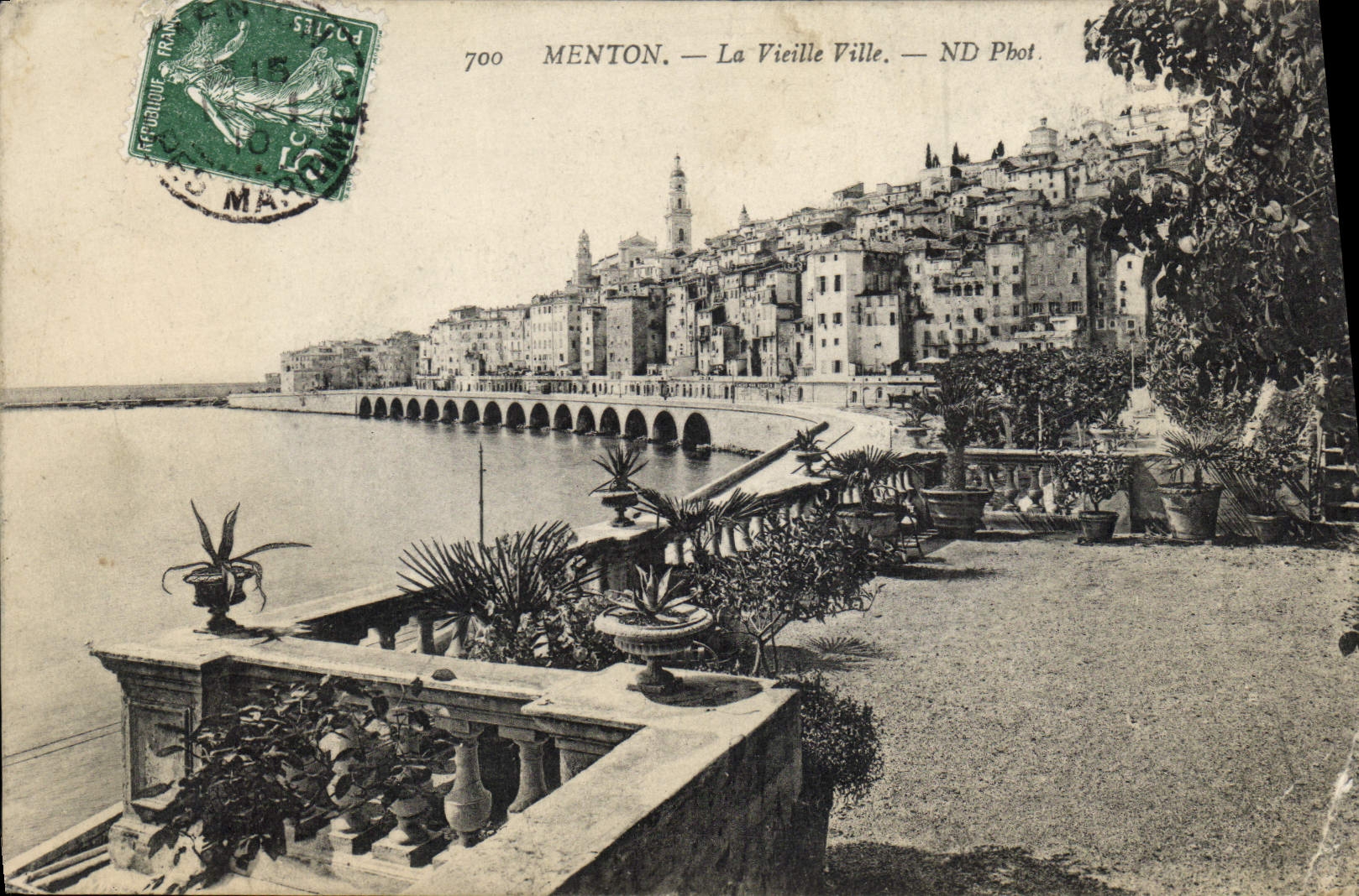 CPA Menton La Vieille Ville