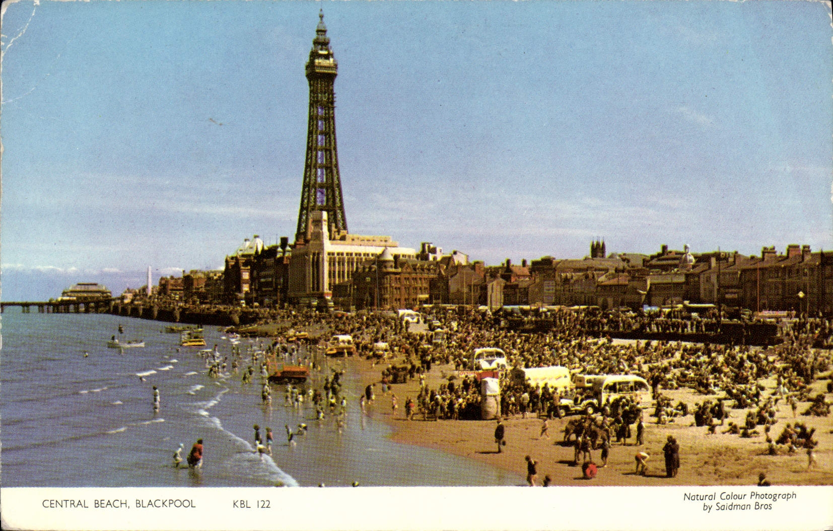 MODERN CARD Central Beach Blackpool