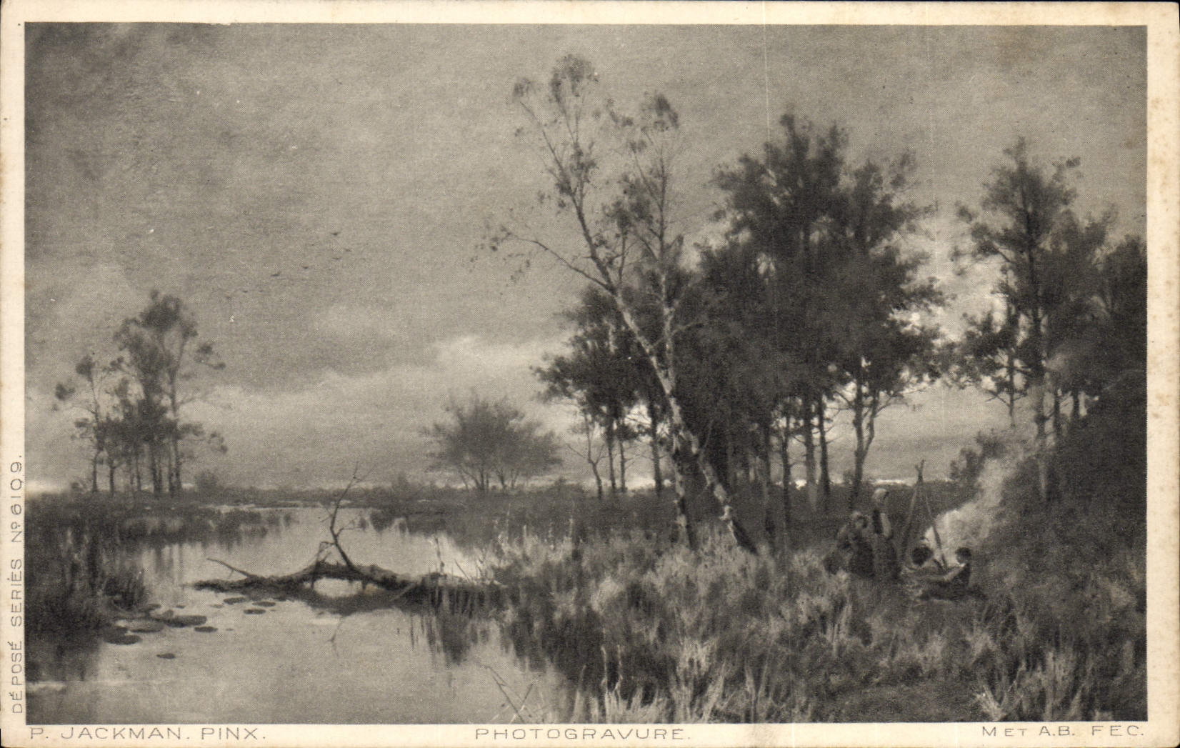 VINTAGE POSTCARD Jackman